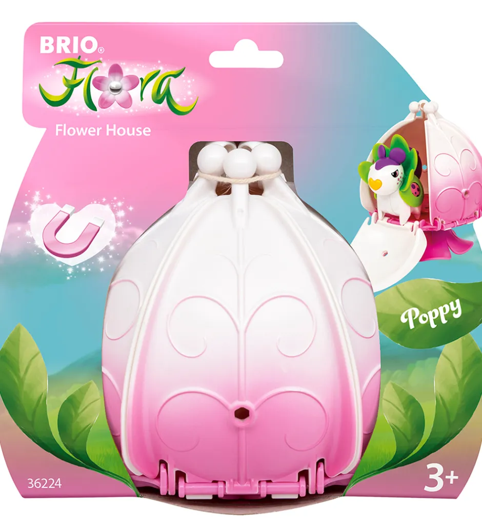 Flora Blomsterhus m. Figur - Poppy>BRIO New