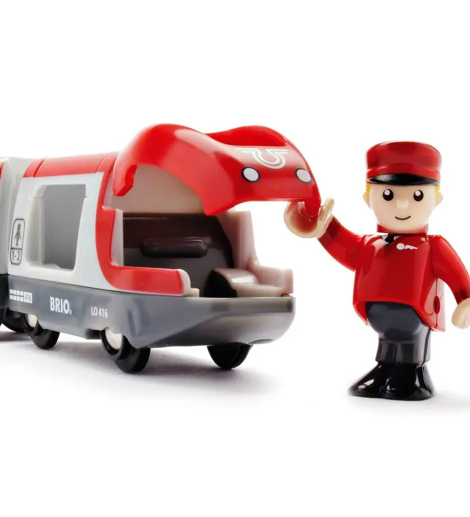 Passagertog - 5 dele - Rød/Hvid 33505>BRIO New