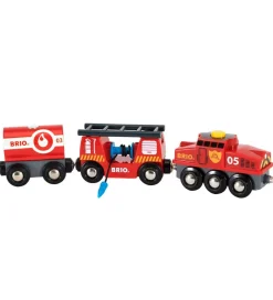 Redningstog - 24,2 cm - 4 dele - Rød 33844>BRIO New