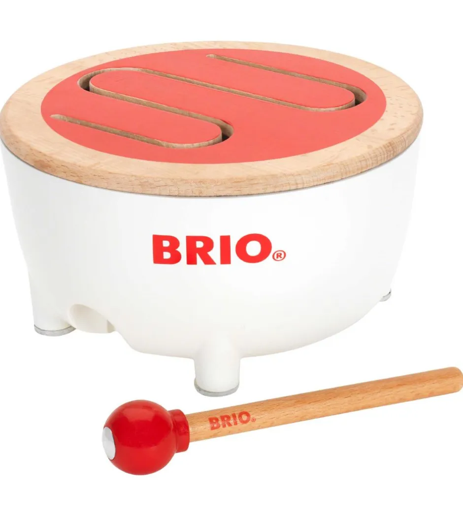 Toddler Tromme - Rød/Hvid 30181>BRIO Online