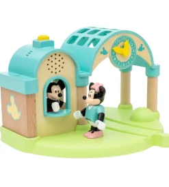 Togstation m. Mickey Mouse - 4 Dele - Lydoptager 32270>BRIO Clearance