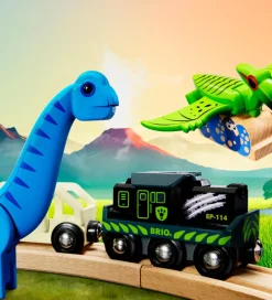 World Batteridrevet Tog Med Dinosaur m. Lyd og Lys - 36096><noscript><img width=