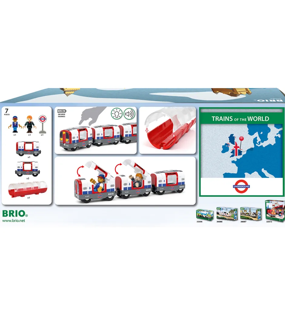 World London Undergrundstog - Batterridrevet - 36085>BRIO Sale