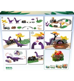 World Togbanesæt m. Dinosaurer - 21 dele - 36094><noscript><img width=