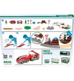 World Togsæt - Træk & Slip - 28 Dele>BRIO Discount