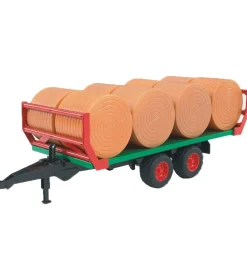 Arbejdsmaskine - Anhænger m. 8 Halmballer - 02220>Bruder New