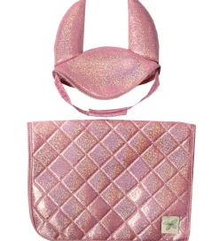 Sadelunderlag Til Kæpheste - Pink m. Glimmer>by ASTRUP Best