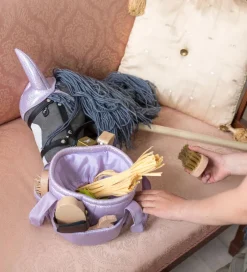 Sadelunderlag Til Kæpheste - Lilla m. Glimmer><noscript><img width=