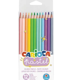 Farveblyanter - 12 stk - Pastel>Carioca Sale