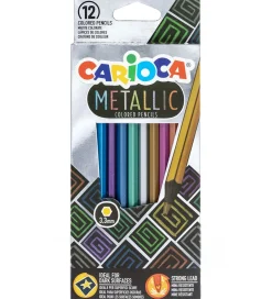 Farveblyanter - 12 stk. - Metallic>Carioca Sale