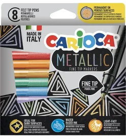 Tuscher - 8 stk. - Metallic>Carioca Best