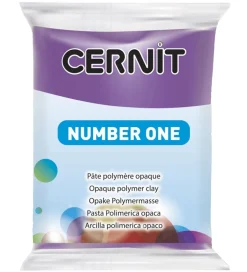 Polymer Ler - Number One - Violet>Cernit New