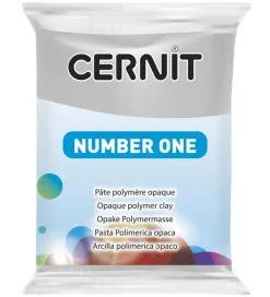 Polymer Ler - Number One - Grå>Cernit Online