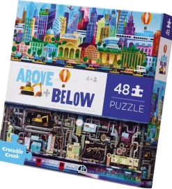 Puslespil - 48 Brikker - Above & Below - Big Cit>Crocodile Creek Sale