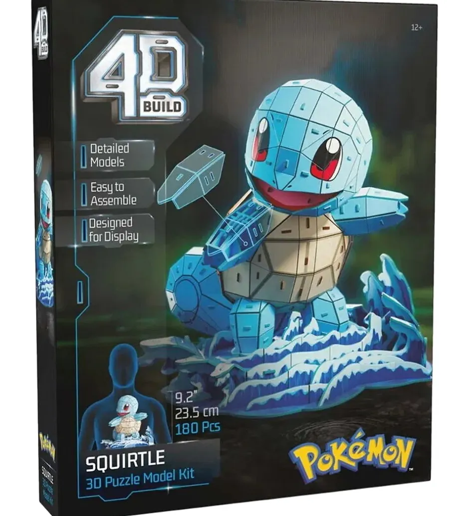 3D Puslespil - Pokémon 25,6 cm - Squirtle>4D Puzzles Outlet