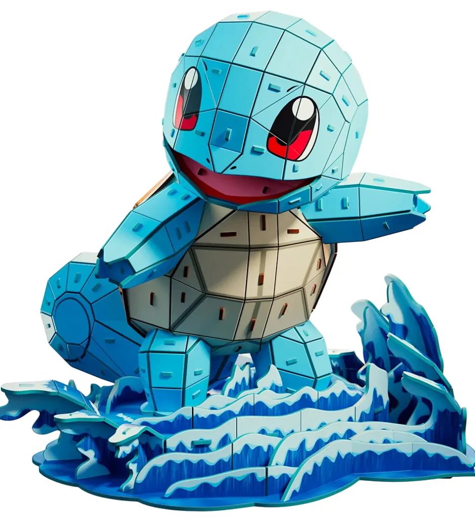 3D Puslespil - Pokémon 25,6 cm - Squirtle>4D Puzzles Outlet