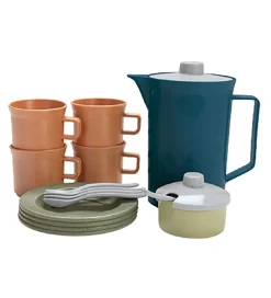 BIO Plastic Kaffestel - 17 Dele>Dantoy Outlet