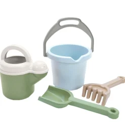 BIO Plastic Spandsæt - 4 Dele - Blå/Grøn>Dantoy Best