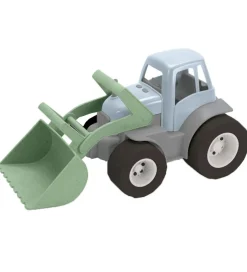 BIO Plastic Traktor m. Grab - Blå/Grøn>Dantoy