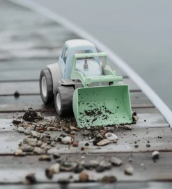 BIO Plastic Traktor m. Grab - Blå/Grøn>Dantoy