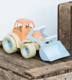 BIO Plastic Traktor m. Grab - 29 cm - Pastel>Dantoy Discount