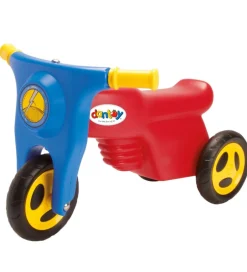 Motorcykel m. Plastikhjul - 58,5 cm - Rød/Blå/Gul>Dantoy