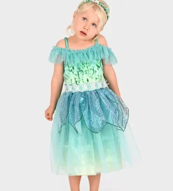 Udklædning - Dress Butterfly Fairy - Blå>Den Goda Fen