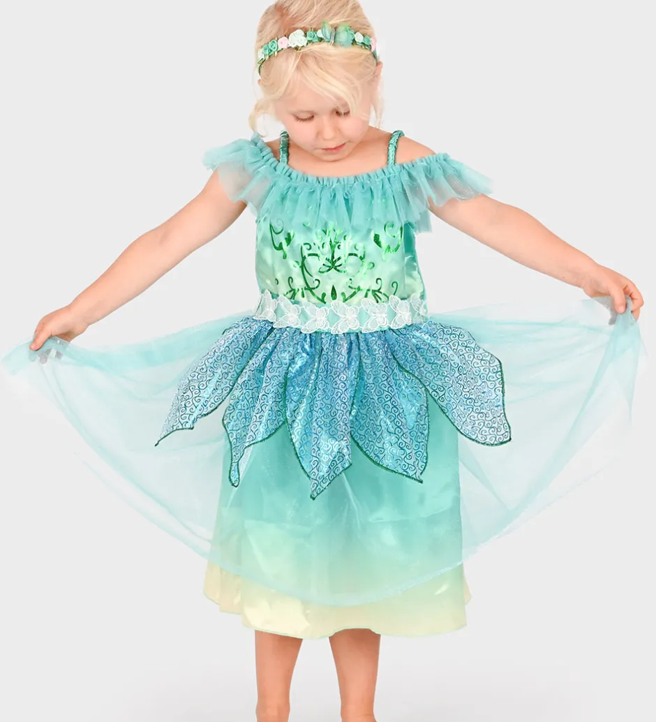 Udklædning - Dress Butterfly Fairy - Blå>Den Goda Fen Sale