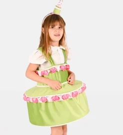 Udklædning - Dress Cake w Diadem - Green>Den Goda Fen Discount