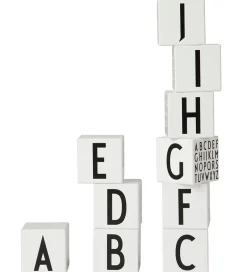 Træklodser - A-Z - Hvid m. Alfabet>Design Letters Best