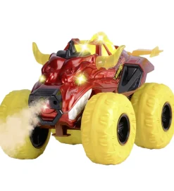 Bil - Flaming Fire Monster - Lys/Lyd>Dickie Toys