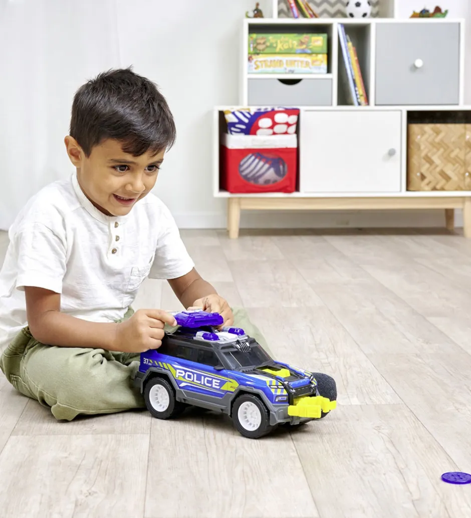 Bil - Police SUV - Lys/Lyd>Dickie Toys Clearance