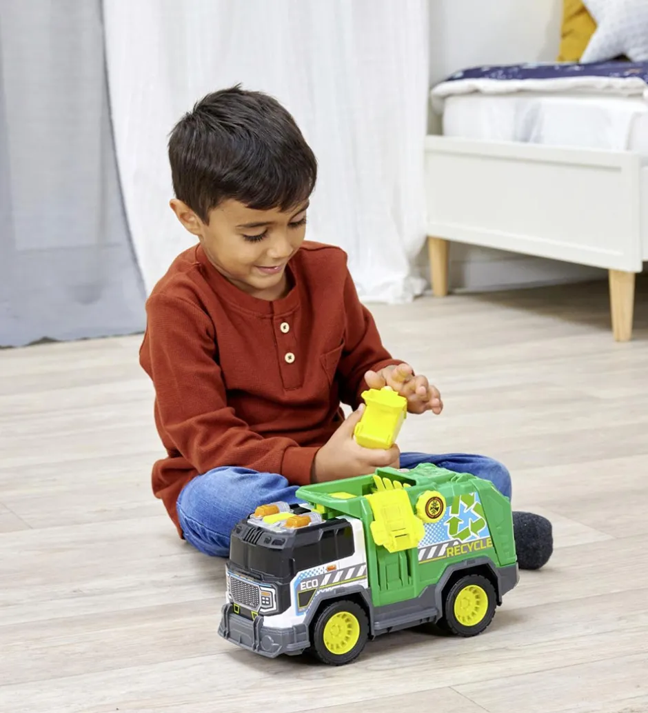 Bil - Recycle Truck - Lys/Lyd>Dickie Toys New
