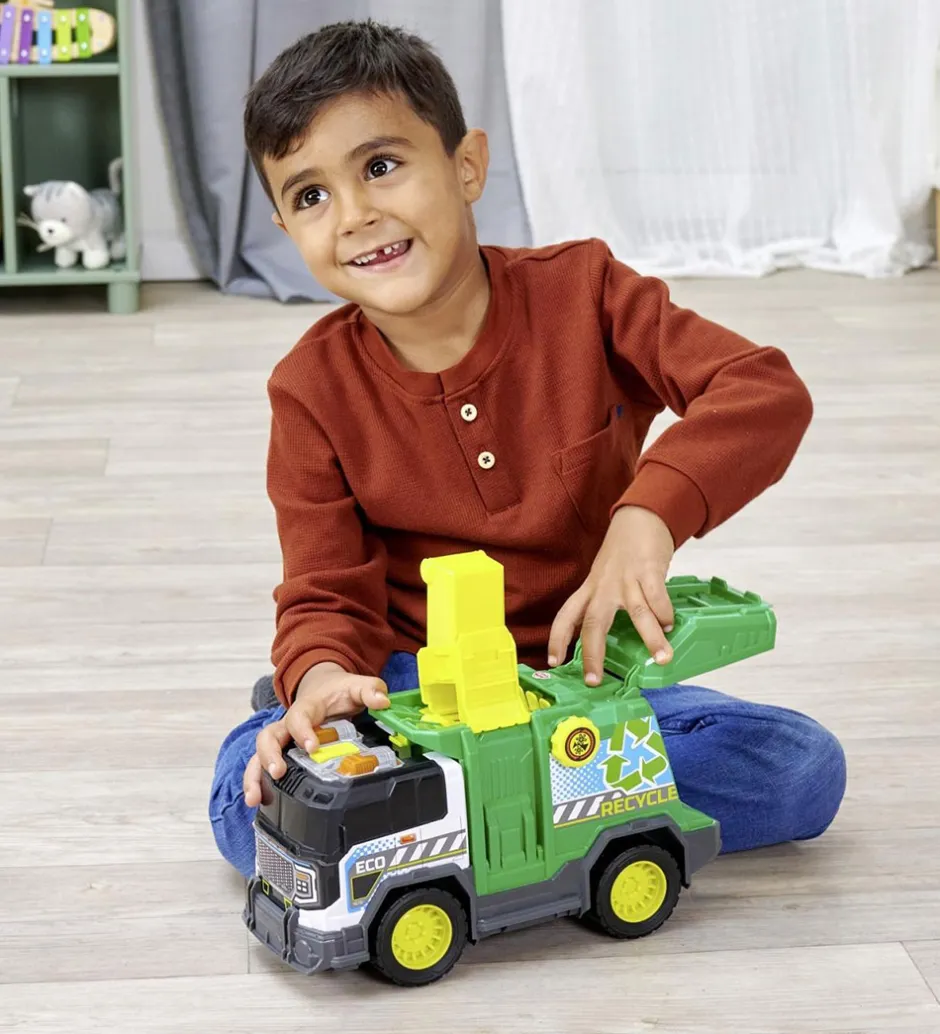 Bil - Recycle Truck - Lys/Lyd>Dickie Toys New
