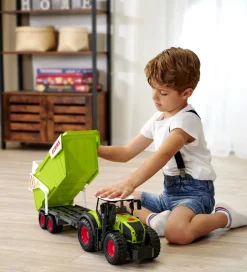 Traktor - CLAAS Traktor m. Trailer - Lys/Lyd><noscript><img width=
