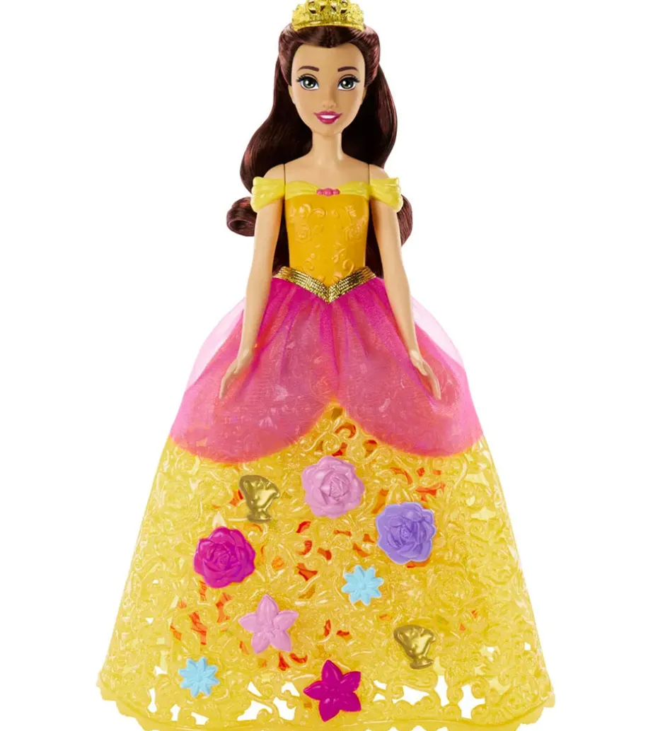 Dukke - 30 cm - Flower Fashion Belle>Disney Princess