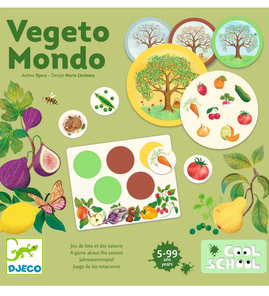 Billedlotteri - Cool School - Vegeto Mondo>Djeco New