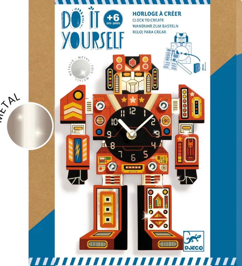 Kreasæt - DIY Ur - Robotime>Djeco Hot