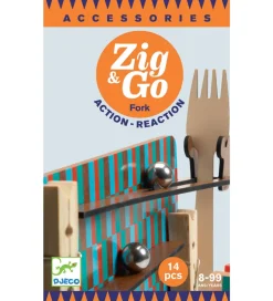 Kuglebane - Træ - Zig & Go - 14 dele - Fork>Djeco Outlet
