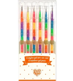 Kuglepenne - 6 stk. - Gel - Classique>Djeco Sale