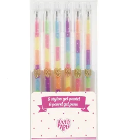Kuglepenne - 6 Stk. - Stylos Gel Fluo>Djeco Best