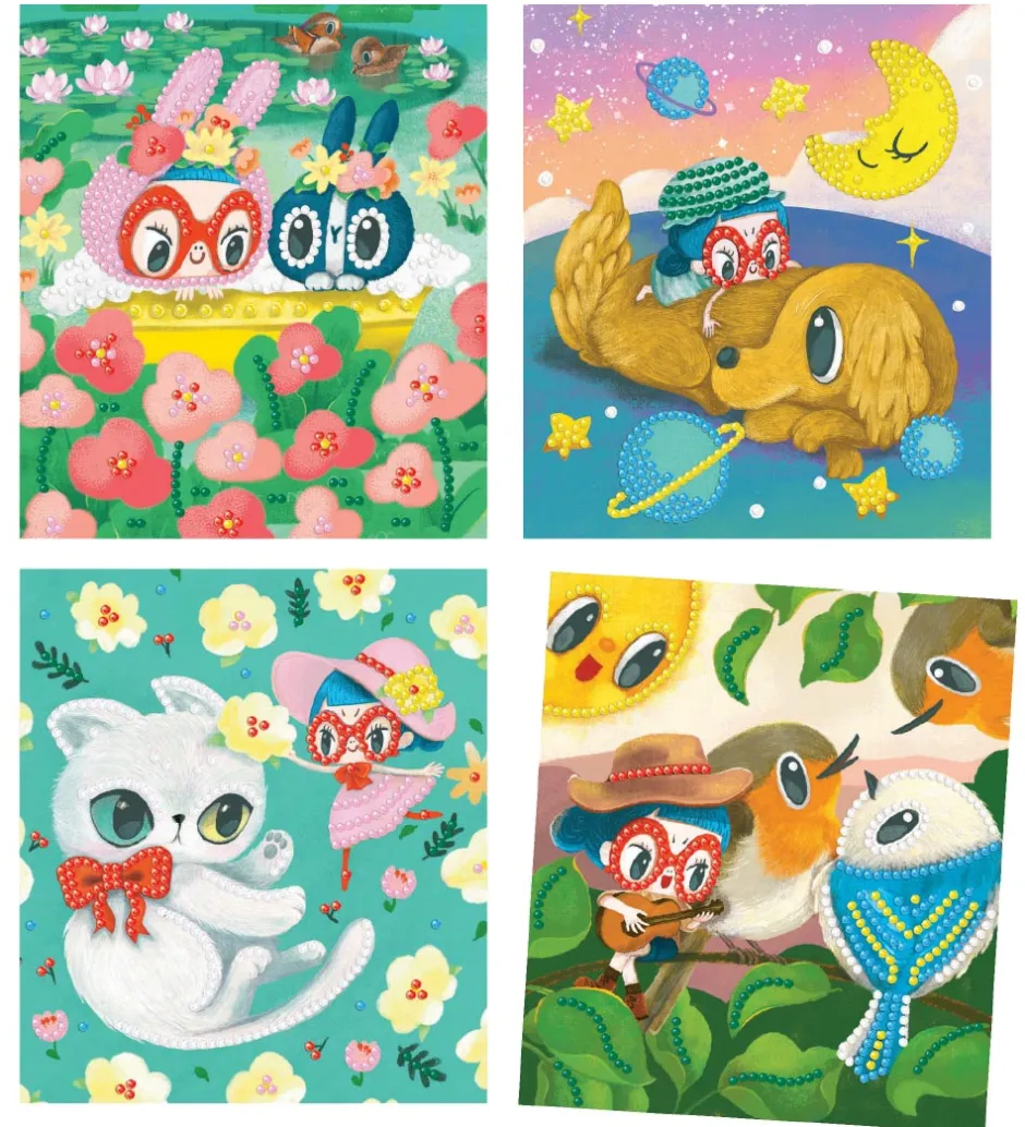 Mini Diamanter - Sæt - Artistic Diams - Friendships>Djeco Sale