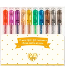 Mini Kuglepenne - 10 stk. - Gel - Classic>Djeco Online