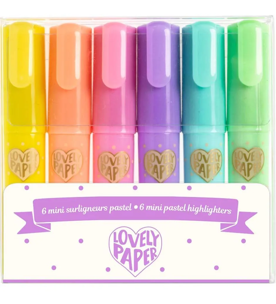 Mini Overstregningstuscher - 6 stk. - Pastel>Djeco Online