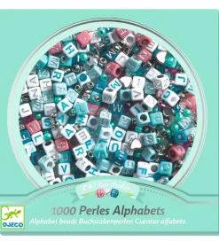Perler - 1000 Stk. - Alfabet - Sølv>Djeco