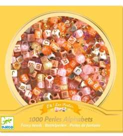 Perler - 1000 Stk. - Alfabet - Guld>Djeco Hot