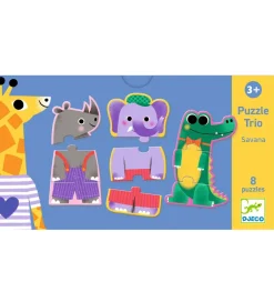 Puslespil - 24 Brikker - Savana>Djeco Online