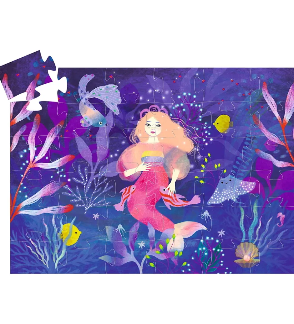 Puslespil - Ella The Mermaid - 36 Brikker>Djeco New
