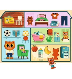 Puslespil - Puzzlo House - 22 Brikker>Djeco Outlet