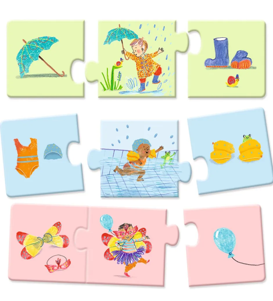 Puslespil - 8x3 - My Daily Life>Djeco Outlet